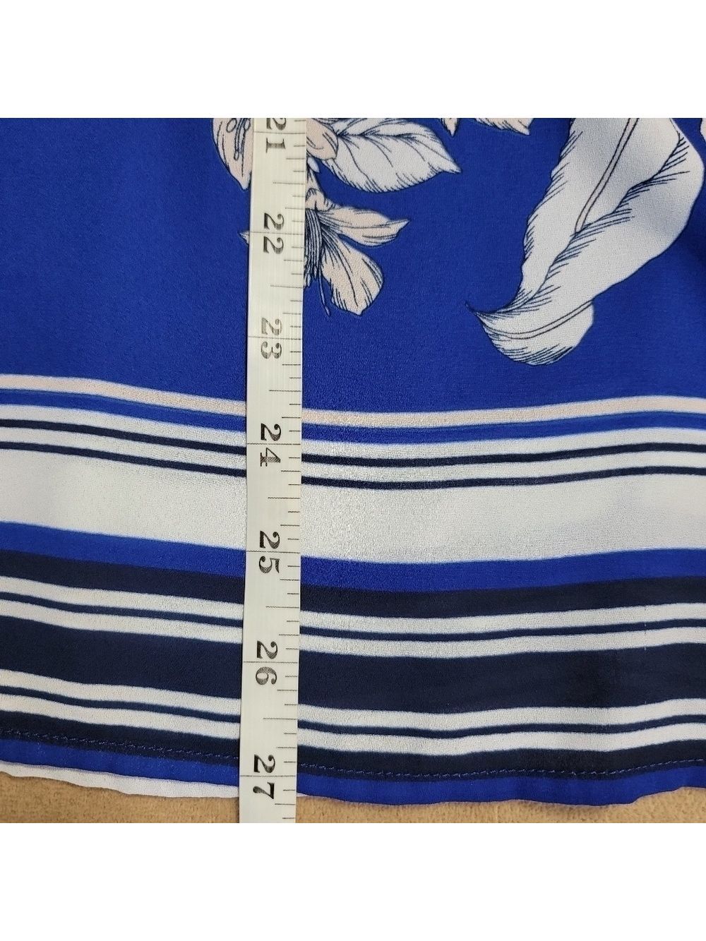 Liz Claiborne Woman Sleeveless Royal Blue Blouse Size 2X EUC - Picture 9 of 10